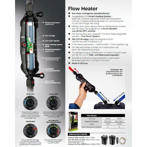 Aquael FLOW HEATER 300W Isıtıcı