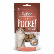 Reflex Cat Pocket Skin&Coat Salmon - Somonlu Kremalı Kedi Ödülü 60g