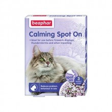 Kediler İçin Sakinleştirici Damla (3 adet pipet x0,7 ml.) Beaphar Calming Spot On