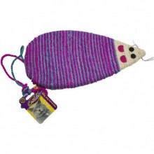 Catlife Fare Şekilli Askılı Tırmalama Kedi Oyuncağı 35x18Cm