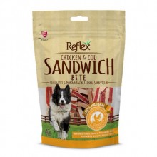 Reflex Tavuk Etli Ve Morina Balıklı Lokma Sandviç 80gr Köpek Ödülü %100 Naturel