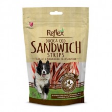 Reflex Ördek Etli Ve Morina Balıklı Dilim Sandviç 80gr Köpek Ödülü %100 Naturel