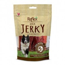 Reflex Jerky Kurutulmuş Ördek Eti 80gr Köpek Ödülü %100 Naturel Kurutulmuş Et Parçaları