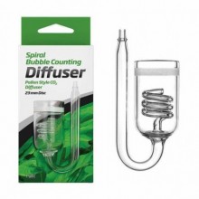 Seachem Spiral Bubble Counting Co2 Diffuser 23 mm - Spiral Sayaçlı Karbondioksit Dağıtıcı
