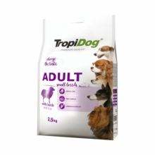 TropiDog Premium Küçük Mini Irk Kuzulu Köpek Maması 2,5Kg