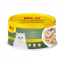 Meo Delite Jöle İçinde Ton & Sebze Tahılsız Kedi Konservesi 80 gr