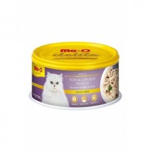 Meo Delite Tahılsız Jöle İçinde Ton Balıklı ve Tavuklu Yetişkin Kedi Konservesi 80 Gr