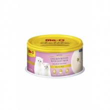 Me-O Delite Kitten Tavuk Püresi ve Keçi Sütlü Tahılsız Yavru Kedi Konservesi 80 Gr