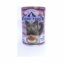 Good Pet Food KaraCiğerli Yetişkin Kedi Yaş Maması 24 Adet