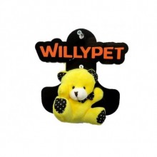 SARI PUANTİYELİ AYICIK KEDİ OYUNCAĞI