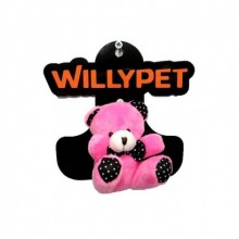 PEMBE PUANTİYELİ AYICIK KEDİ OYUNCAĞI