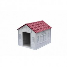 WİLLYPET MONTANİTA PLASTİK KÖPEK KULÜBESİ KIRMIZI 98X84X82 CM