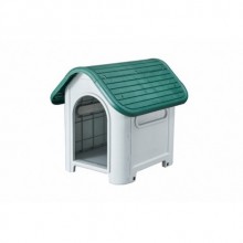 WİLLYPET MANCORA PLASTİK KÖPEK KULÜBESİ, YEŞİL, 75X59X66 CM / ph01-g
