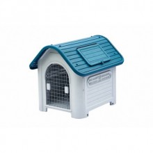 WİLLYPET MANCORA KAPILI PLASTİK KÖPEK KULÜBESİ, YEŞİL, 75X59X66 CM