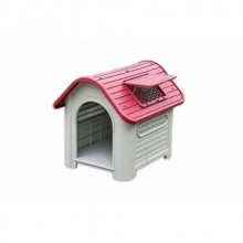 WİLLYPET CUENCA PLASTİK KÖPEK KULÜBESİ, KIRMIZI, 75X59X66 CM / PH02-R