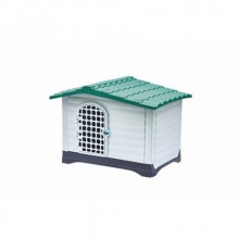 WİLLYPET BOGOTA KAPILI PLASTİK KÖPEK KULÜBESİ YEŞİL 69X91.5 X66 CM