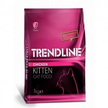 TRENDLİNE TAVUKLU KİTTEN YAVRU KEDİ MAMASI 1KG