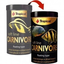 Tropical Carnivore 250ml/80g-Kurutulmuş Un Kurdu+Karidesler ve Dahası