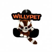 Kahve Rakun Kedi Oyuncağı (5X10CM)