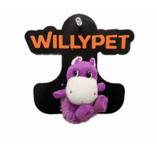 Mor Hipopotam Kedi Oyuncağı (4X8CM)