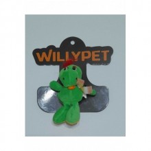 Yeşil Çiçekli Dino Kedi Oyuncağı (4X12CM)