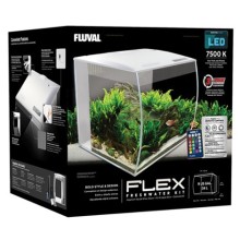 Fluval Flex Akvaryum 34 Lt Beyaz / 34 x 33 x 33h