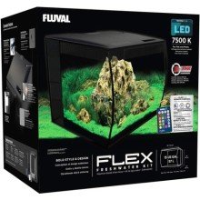 Fluval Flex Akvaryum 57 Lt Siyah / 41 x 39 x 39h