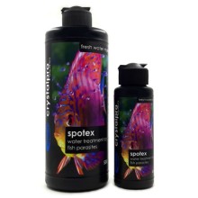 CRYSTALPRO SPOTEX 125 ML / Tatlı su ve tuzlu su balıklarındaki beyaz benek ve diğer parazitlere karşı etkili bir su düzenleyici sıvı katkısı