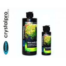 CRYSTALPRO FLORA MULTI MICRO ELEMENTS 125 ML / Tatlı su akvaryumlarındaki bitkiler ve diğer canlıların renklenmesi ve sağlıklı büyümesi içi gerekli olan makro ve mikro elementlerin dengeli karışımı.