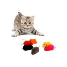 Ses Çıkaran Fare Kedi ve Köpek Oyuncak Fare (6 cm) / Stokta olan renklerden gönderim yapılacaktır.