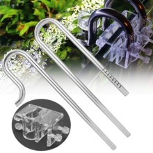 Chrome Pipe Paslanmaz Çelik 12/16 Basış - 16/22mm Emiş /  Emiş ve Basış Borusu Seti Sabitleme Ayakları Dahildir MFN