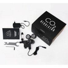 Creaqua CO2 REGULATOR BLACK EDITION / Profesyonel selenoidli ve çift göstergeli CO2 regülatör