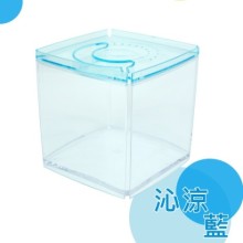 Ista Stylish Display Case Kare Tank Mavi Betta Kabı Fanus/ 15,2x14.5cm