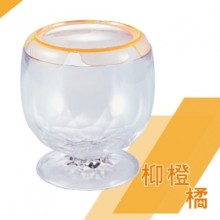 Ista Stylish Display Case Yuvarlak Tank Turuncu Betta Kabı Fanus/ 16,5x14.5cm