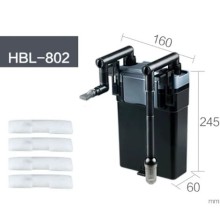 Sunsun HBL 802 Mini Askı Dış Filtre 5 Sepetli  /6w 500L/h /40-60cm Akvaryumlar için
