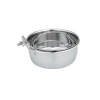 20 Oz Vida Askılı Çelik Mama ve Yem Kabı