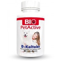 Bio PetActive D-Kaltabs 84 Adet KEDİ KÖPEK KALSİYUM TAKVİYESİ