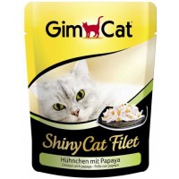 Gimcat Shınycat Pouch Tavuklu Papayalı Kedi Maması 70Gr