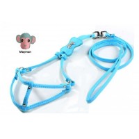 Köpekler için Mavi Maymunlu Göğüs Tasması (XLBoy) *PF0811XL*