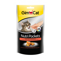 Gimcat Nutri Pockets Somon Omega 3&6 Kedi Ödülü 60 gr