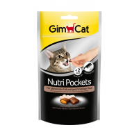 Gimcat Nutri Pockets Kümes Hayvanları ve Biyotin Kedi Ödülü 60 gr