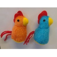 Renkli Tavuk - Kedi Oyuncağı 10 cm