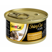 Gimcat Shinycat Konserve Kedi Maması - Ton Balıklı Karidesli Malt Özlü 70 gr