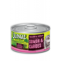 Jungle Somonlu ve Karidesli Yaş Mama 85 gr