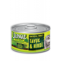 Jungle Tavuklu ve Hindili Yaş Mama 85 gr