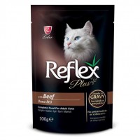 Reflex Plus Pouch Dana Etli Soslu Kedi Yaş Maması 100 Gr