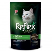 Reflex Plus Pouch Tavuklu Soslu Kedi Yaş Maması 100 Gr