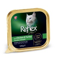 Reflex Plus Tavuk ve Hindili Kedi Konserve Ezme 100 Gr