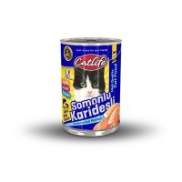 Catlife Somonlu Karidesli Kedi Konserve 415 gr *5 Adet*