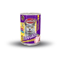 Catlife Tavuklu Kedi Konserve 415 gr *5 Adet*